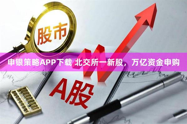 申银策略APP下载 北交所一新股，万亿资金申购